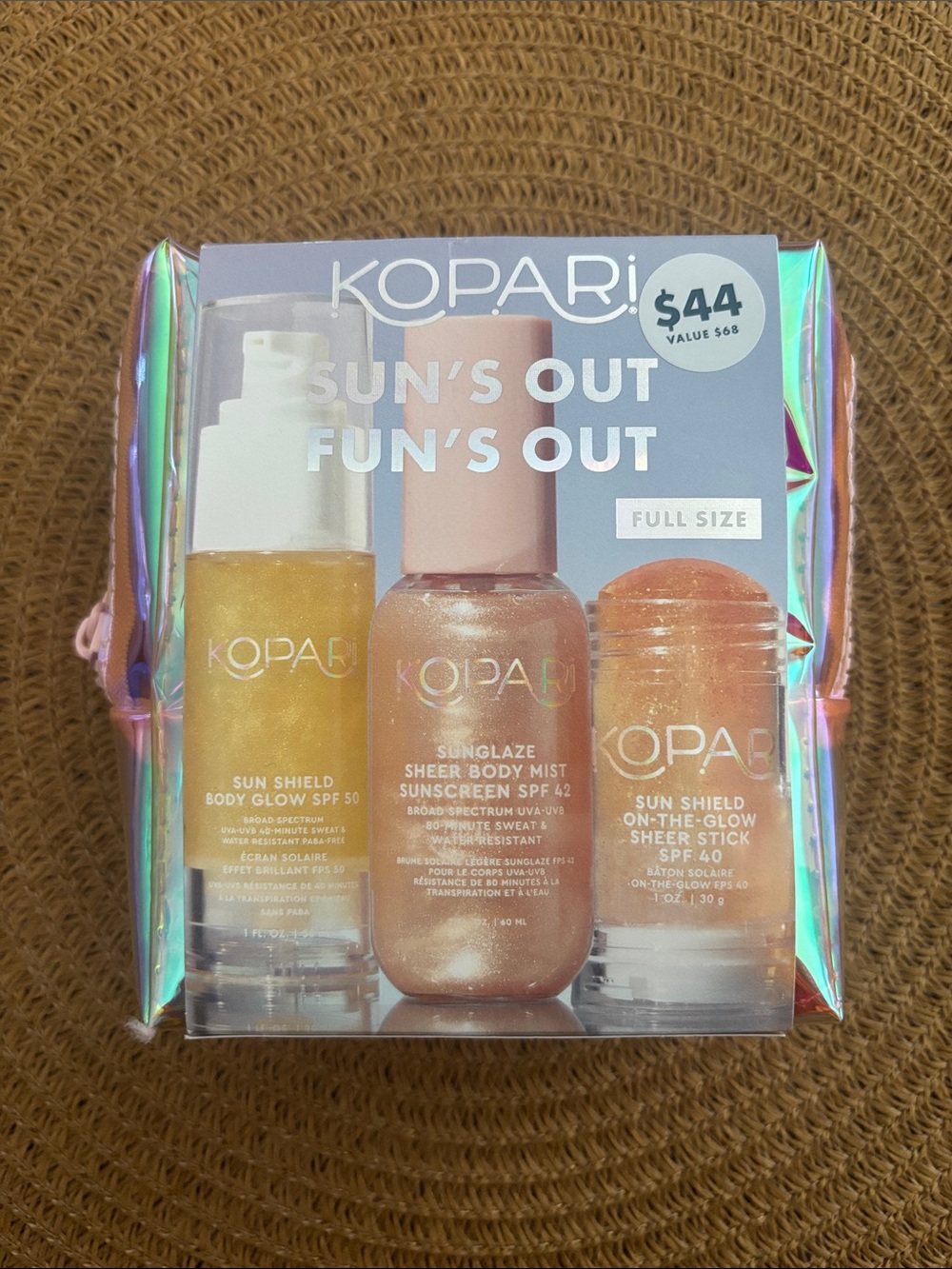 Kopari Sun's Out Fun's Out Kit NEVER USED